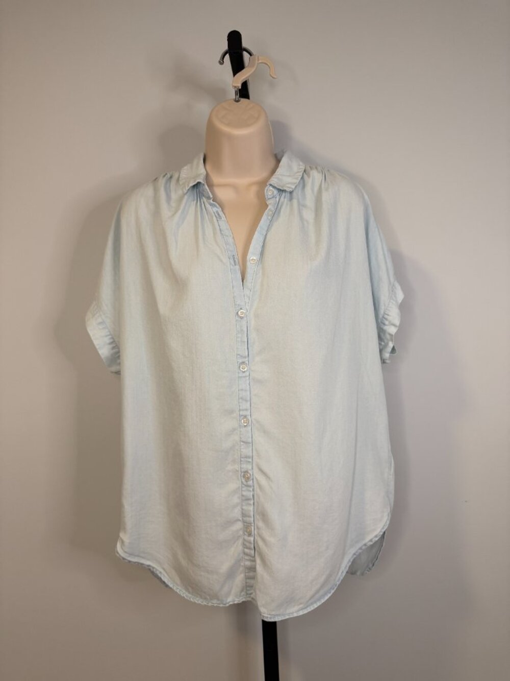 Time and Tru Blue Tops - Size M (8-10)